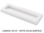 Plan vasque, bassin incliné grand taille 120 cm : L 130 à 201 x P 40 à 51 cm, finition lisse mate, 10 couleurs au choix, , résine Akrytan® teinté dans la masse, Livraison Offerte.